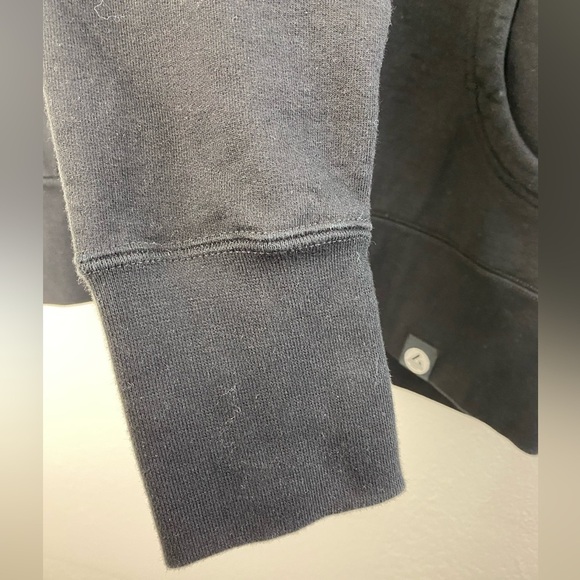 American Giant Black Full Zip Hoodie Jacket Women’s size‎ Large - Picture 11 of 13